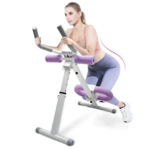 Foldable Ab Crunch Machine Core Workout Bench