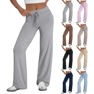 Activewear Women Wide Leg Pants Casual  Yoga Pants