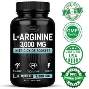 L-Arginine Supplement Boost Endurance 3000 mg