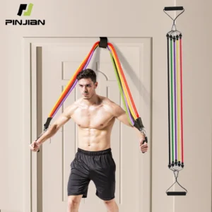 Bodybuilding Resistance Bands Set Multi-function Tensioner