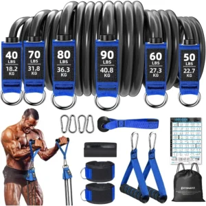 Resistance Bands, Heavy Duty Exercise Bands for Working Out