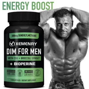 DIM for Men Capsules Balance Hormones Metabolism Increase Muscle Mass