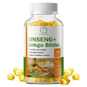 Ginseng Ginkgo Capsules Support Healthy Brain, Memory