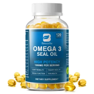 BEWORTHS Seal Oil Capsules Rich in Omega-3, DHA, EPA, DPA