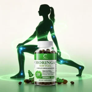 Moringa Softgels Green Superfood for Healthy Antioxidant