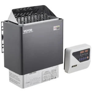 SucceBuy Sauna Heater 3/4.5/6/9KW 220V Electric Max. 317-459 Cubic Feet