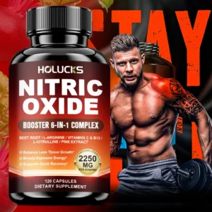 Nitric Oxide Booster Pre-Workout Boosts Muscle, Pump, Energy