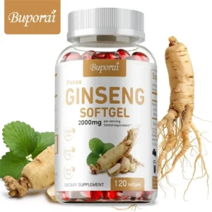 Red Panax Ginseng Capsules Immunity, Energy, Fatigue and Stress