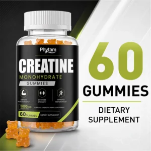 5000mg Creatine Monohydrate Bear Gummies 60 Count Chewable